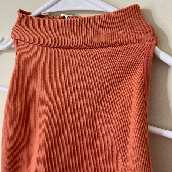 Fashion Nova Pink Salmon Halter Neck Backless Ribbed Thong Bodysuit - Picture 3 of 9